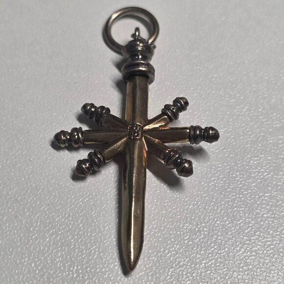 Retired Waxing Poetic Brass Charm - Picture 2 of 2